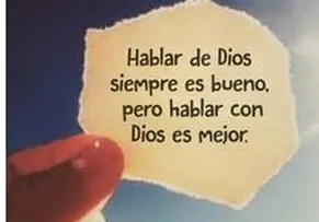 Habla de Dios